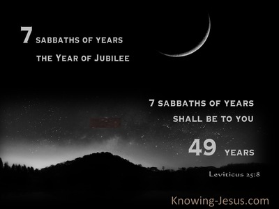 Leviticus 25:8 You Are Also To Count Off Seven Sabbaths Of Years For Yourself (gray)
